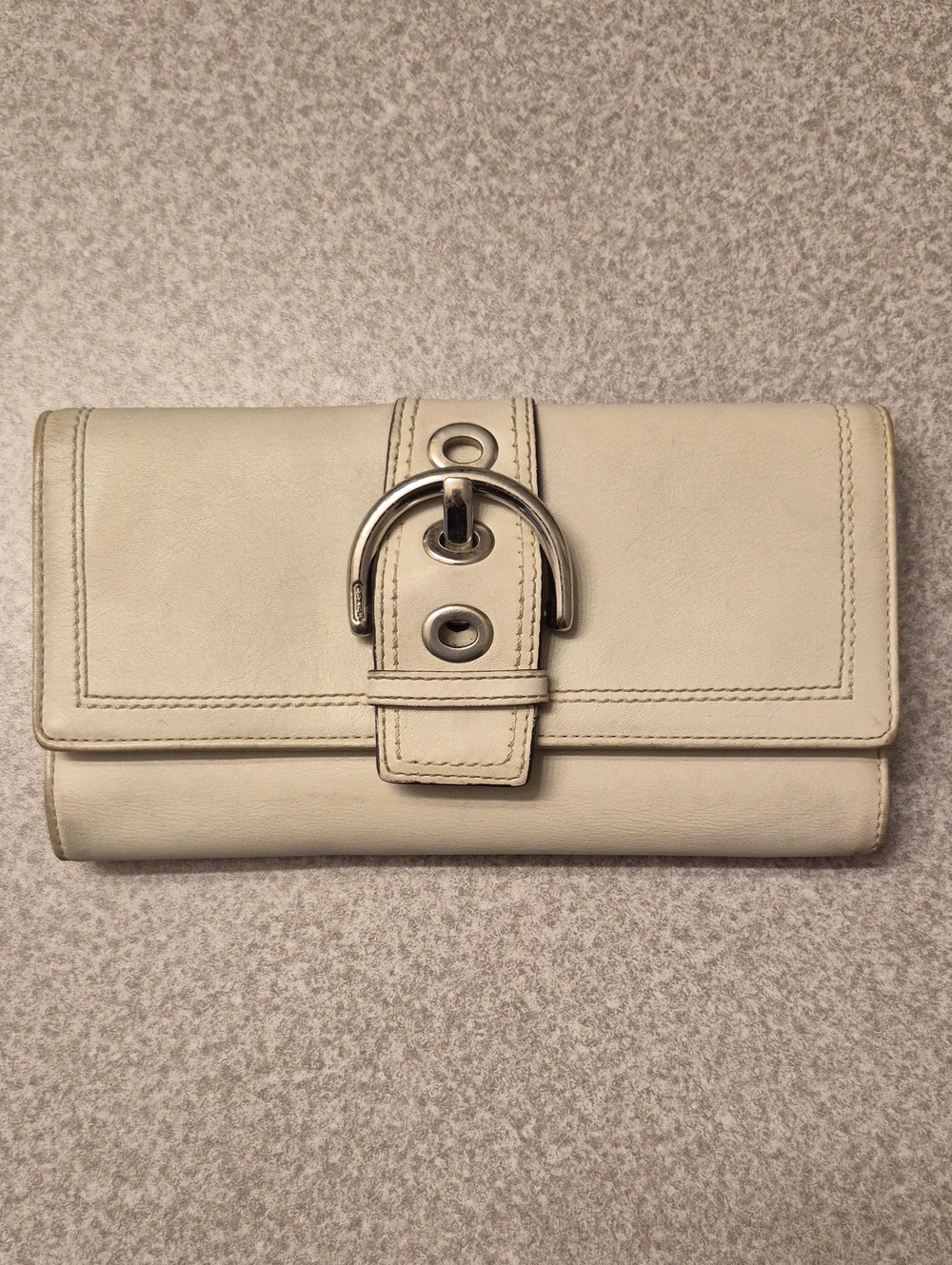 Coach Bone White Wallet